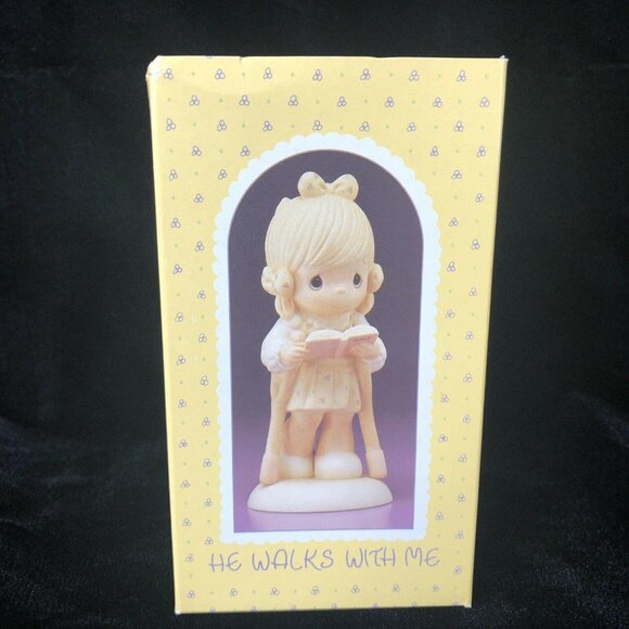 Precious Moment Figurine Easter Seals He Walks With Me Girl On Crutches 107999 - Picture 9 of 9